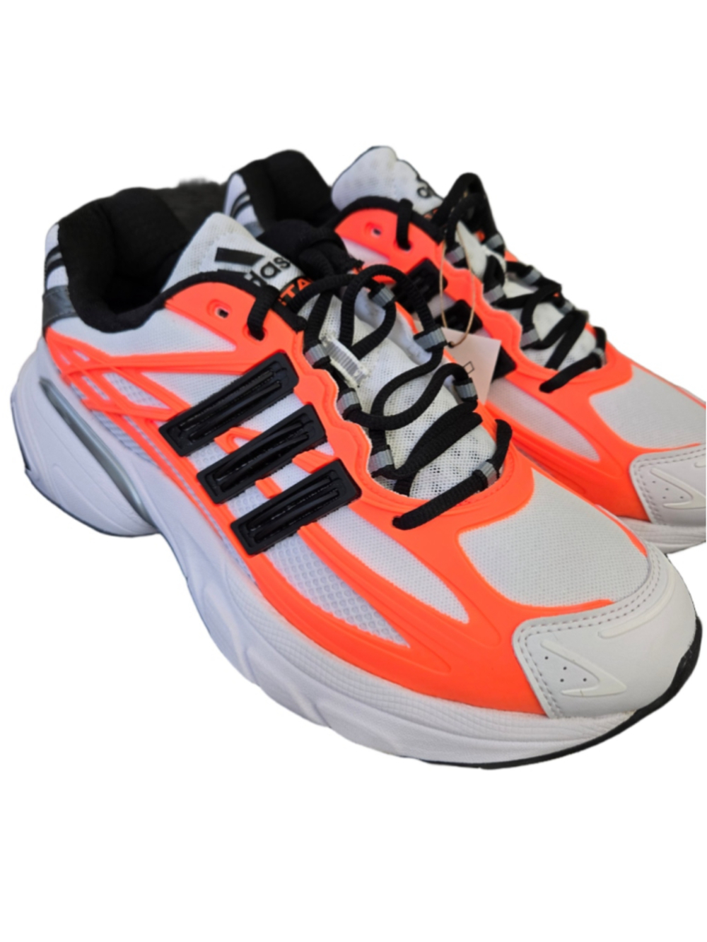 Men's Adidas Sneakers White and Orange size 10 1/2